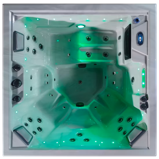 Articles sanitaires baignoire SPA chaude australie Standard baignoire Simple baignoire autoportante cascade baignoire de Massage en acrylique