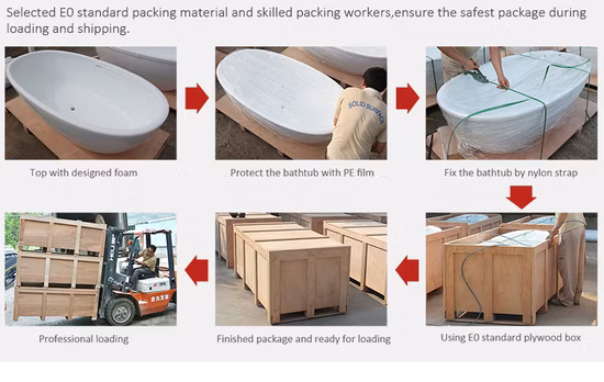 Baignoire simple de vanité de salle de bains de surface solide en pierre de conception de fantaisie italienne