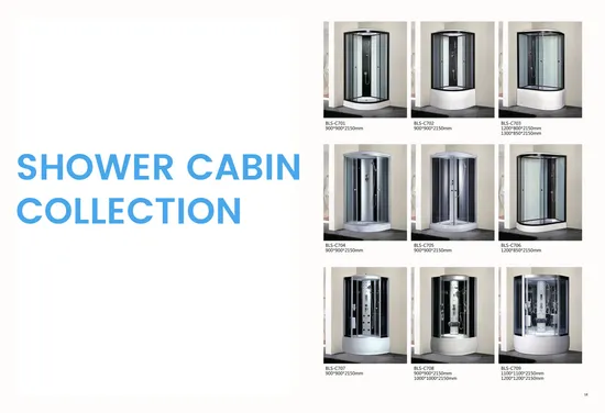 Salle de douche complète compensée de massage à vapeur en verre gris multifonction