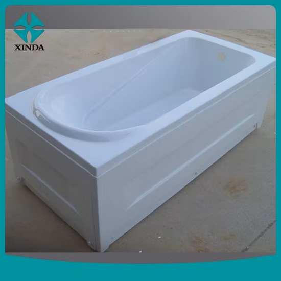 Baignoire d'angle en acrylique, baignoire jacuzzi de massage pour 2 personnes